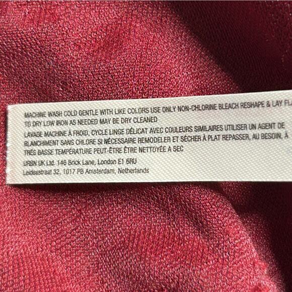 Free People Beach I'm So Fly Pants Burgandy Size M - Picture 9 of 10